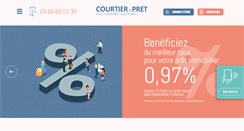 Desktop Screenshot of courtier-et-pret.com