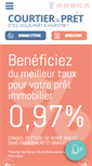 Mobile Screenshot of courtier-et-pret.com